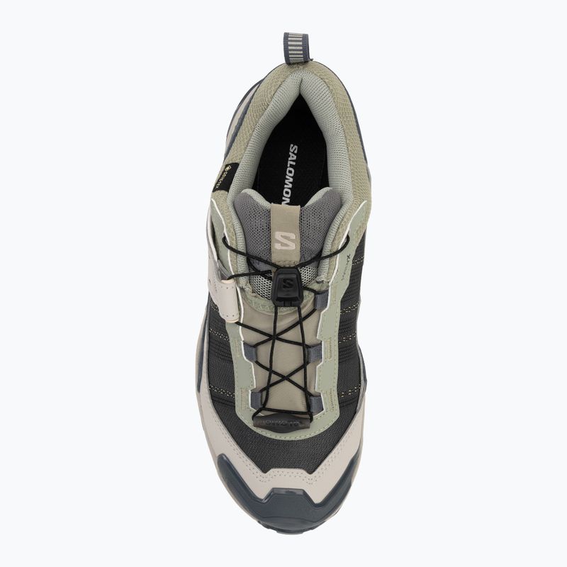 Жіночі трекінгові черевики Salomon X ULTRA 5 GTX морська трава / турбулентність / ніжний персик 5