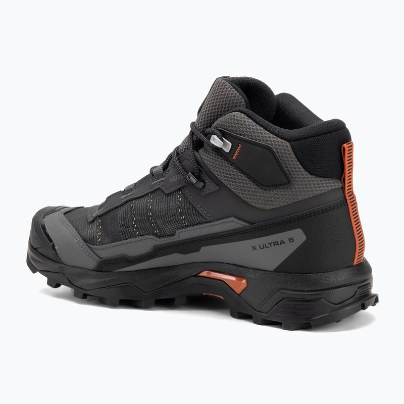Чоловічі трекінгові черевики Salomon X Ultra 5 MID GTX асфальт / кастерок / палена охра 3