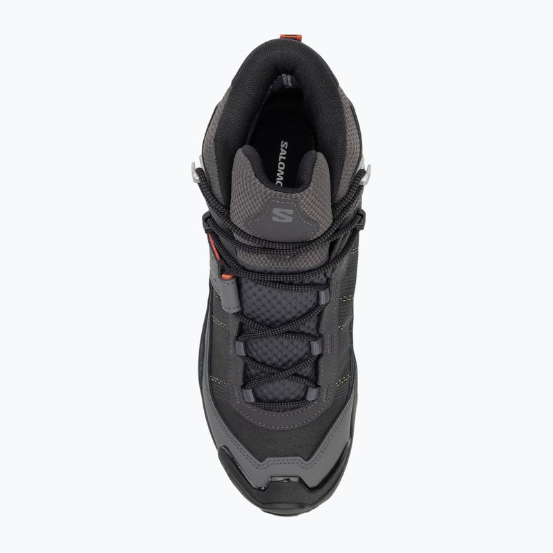 Чоловічі трекінгові черевики Salomon X Ultra 5 MID GTX асфальт / кастерок / палена охра 5