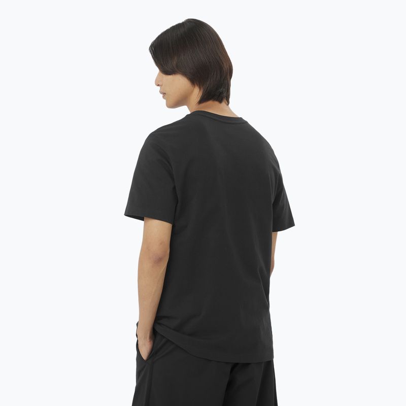 Футболка чоловіча Salomon Big Logo Tee deep black 2