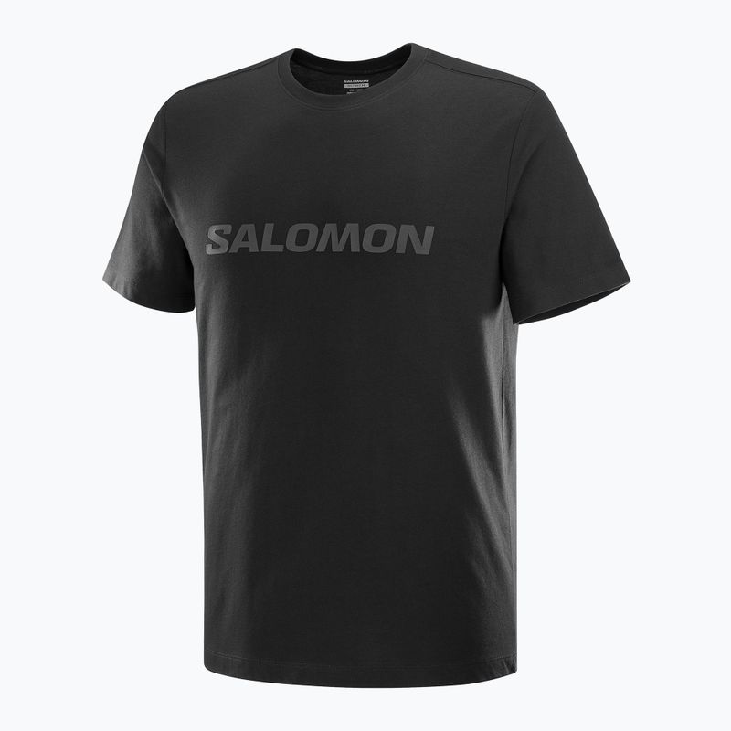Футболка чоловіча Salomon Big Logo Tee deep black 4
