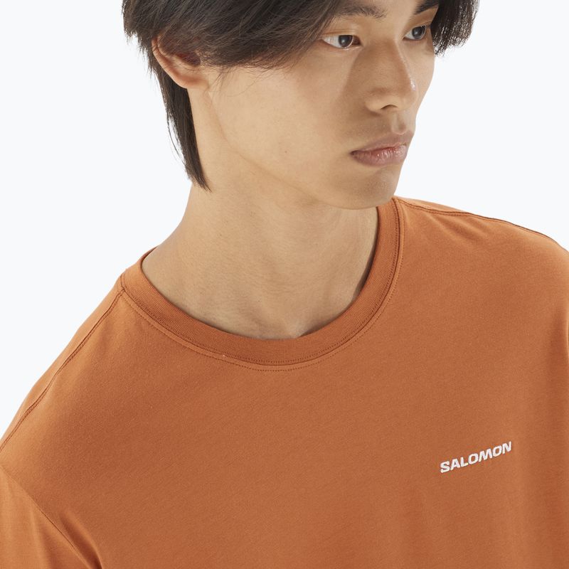 Футболка чоловіча Salomon Logo Tee sierra 3