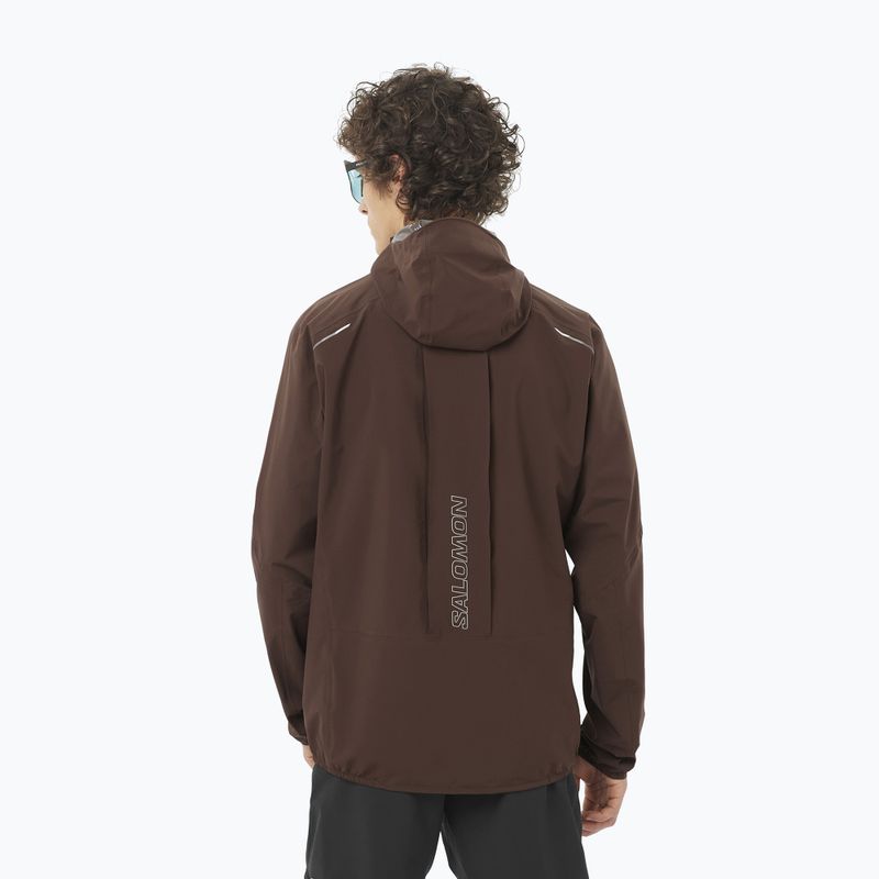 Куртка для бігу чоловіча Salomon Bonatti Trail cofee bean 2
