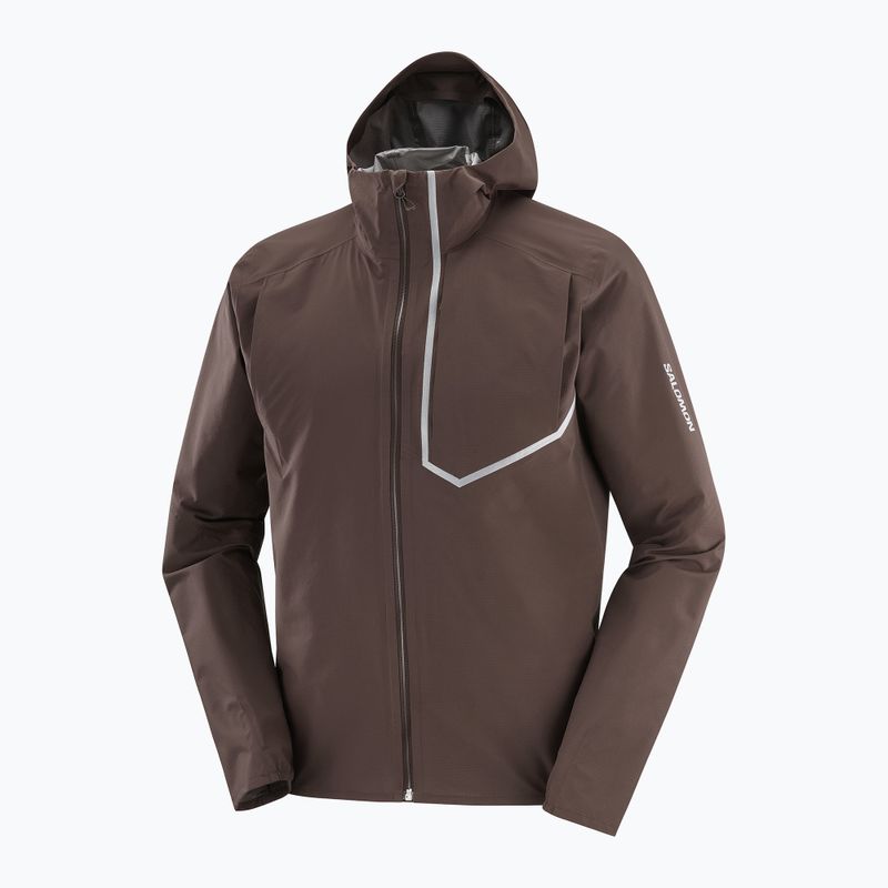 Куртка для бігу чоловіча Salomon Bonatti Trail cofee bean 8