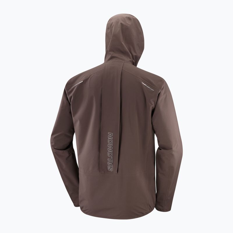 Куртка для бігу чоловіча Salomon Bonatti Trail cofee bean 9