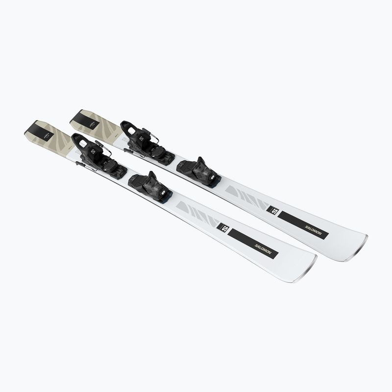 Лижі гірські жіночі Salomon S/Max N°4 + Кріплення M10 GW white/light bronze met 3