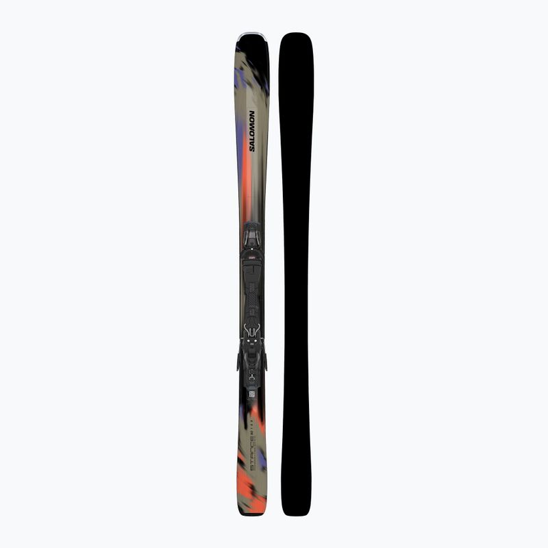 Лижі гірські + кріплення Salomon Stance 80 + M10 GW kelp/nasturtium 3