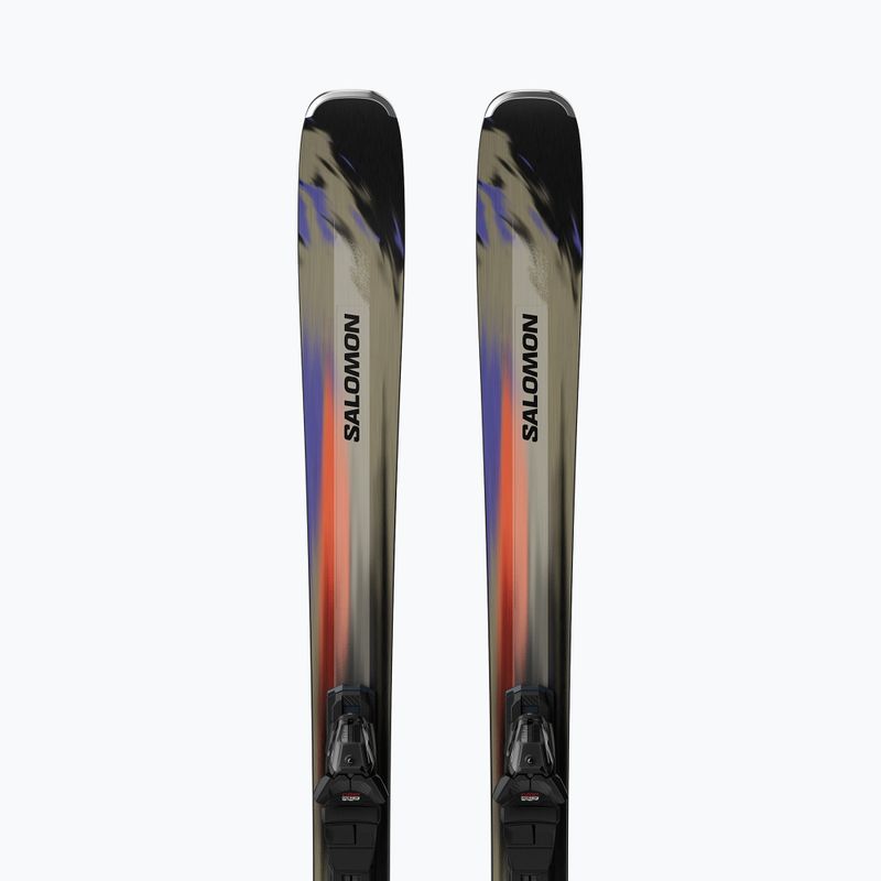 Лижі гірські + кріплення Salomon Stance 80 + M10 GW kelp/nasturtium 5
