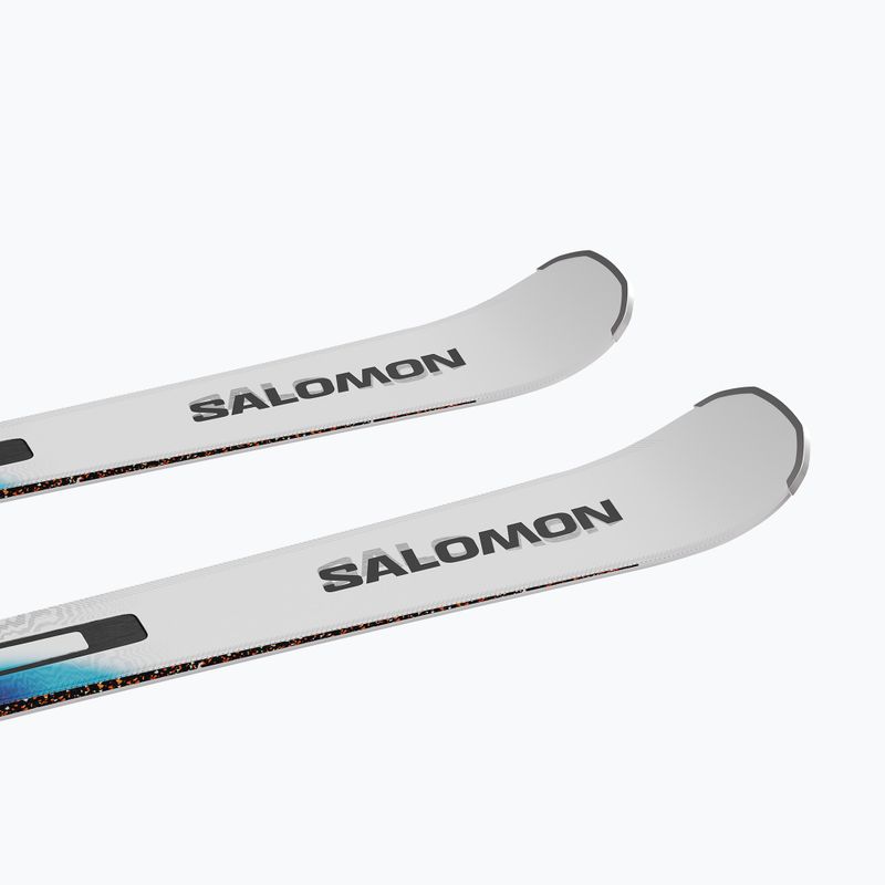 Лижі гірські Salomon Addikt + Кріплення MI12 GW white/neon blue/red 5
