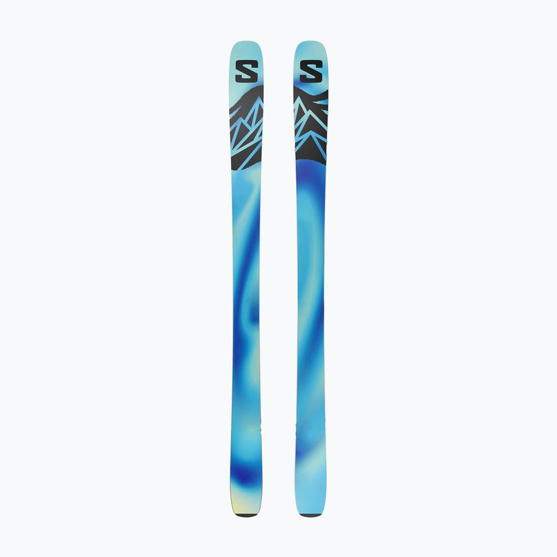 Лижі гірські Salomon QST 100 cosmic sky/dark grey/neon blue 2