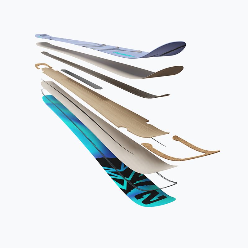 Лижі гірські Salomon QST 100 cosmic sky/dark grey/neon blue 7