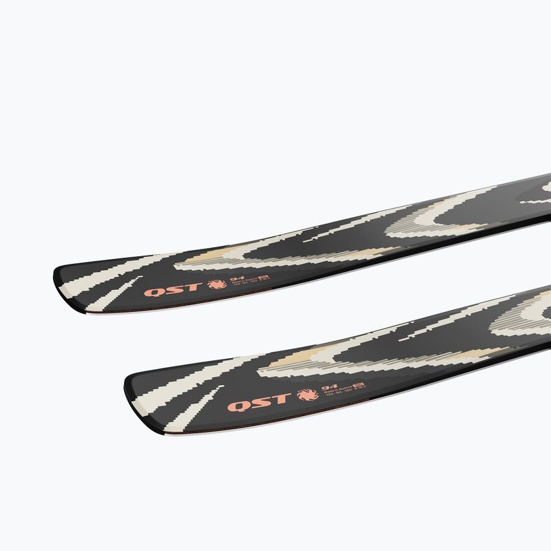 Лижі гірські Salomon QST 94 Black black/almond milk 5