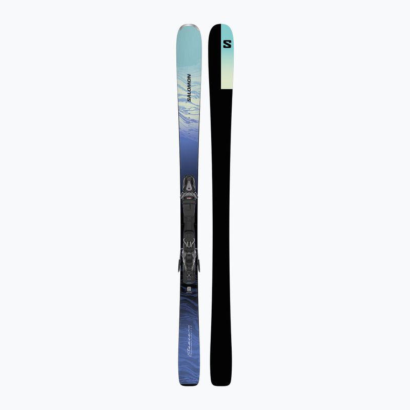 Лижі гірські жіночі + кріплення Salomon Stance Pro W 82 + MI11 GW aruba blue/blue yonder 3