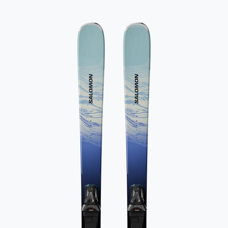 Лижі гірські жіночі + кріплення Salomon Stance Pro W 82 + MI11 GW aruba blue/blue yonder 5