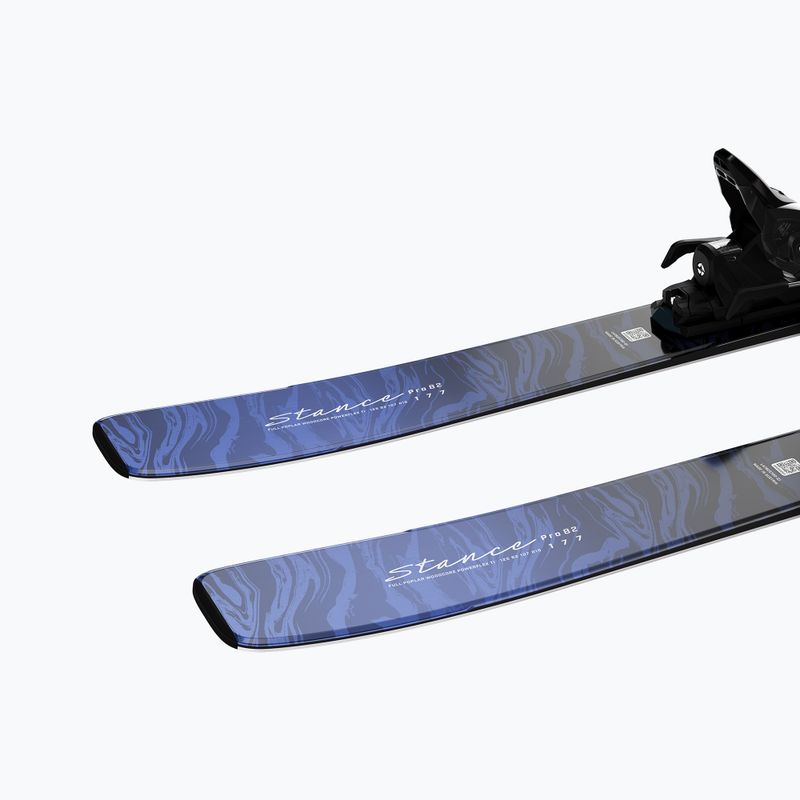 Лижі гірські жіночі + кріплення Salomon Stance Pro W 82 + MI11 GW aruba blue/blue yonder 7