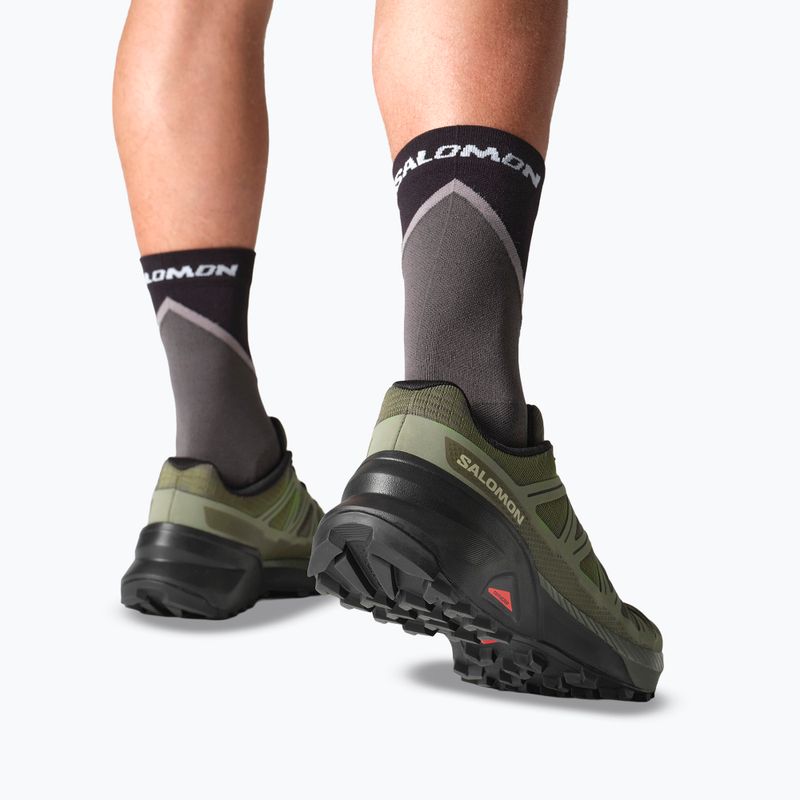 Кросівки для бігу чоловічі Salomon Speedcross Peak olive night/deep lichen green/black 15