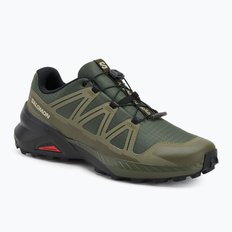 Кросівки для бігу чоловічі Salomon Speedcross Peak olive night/deep lichen green/black