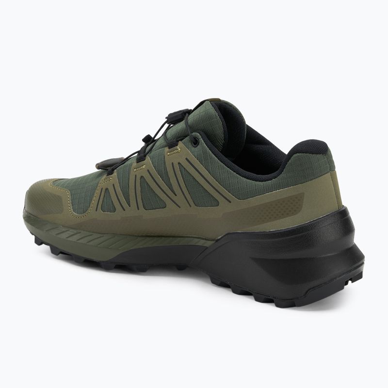 Кросівки для бігу чоловічі Salomon Speedcross Peak olive night/deep lichen green/black 3