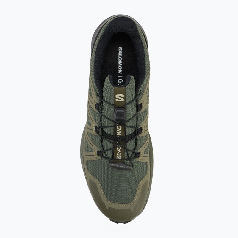 Кросівки для бігу чоловічі Salomon Speedcross Peak olive night/deep lichen green/black 5