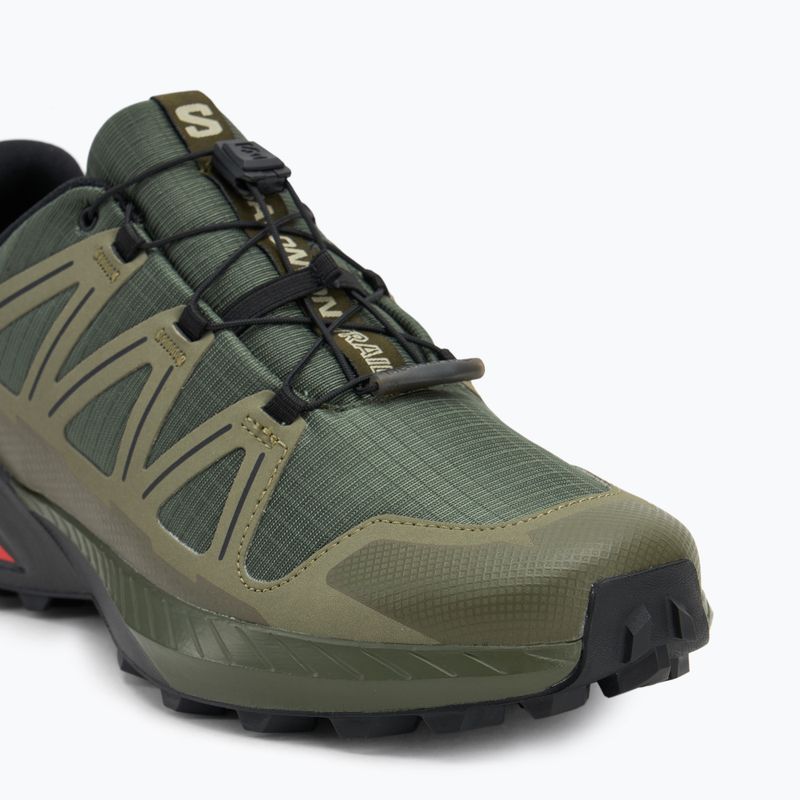 Кросівки для бігу чоловічі Salomon Speedcross Peak olive night/deep lichen green/black 8