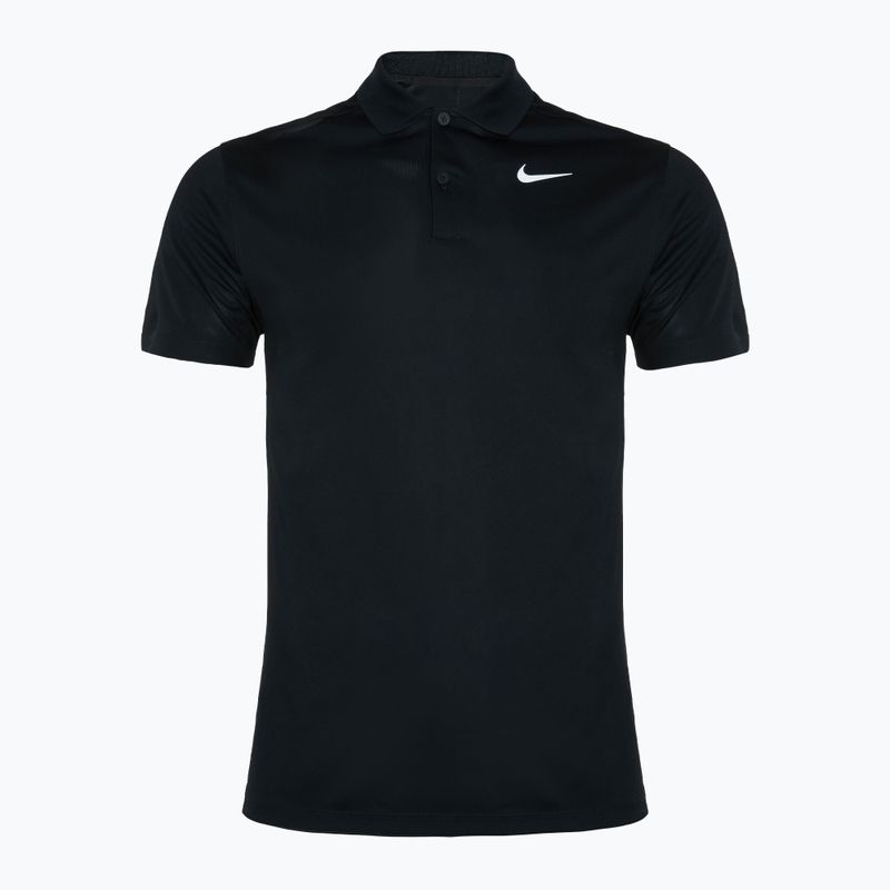 Чоловіча тенісна футболка Nike Court Dri-Fit чорна/біла