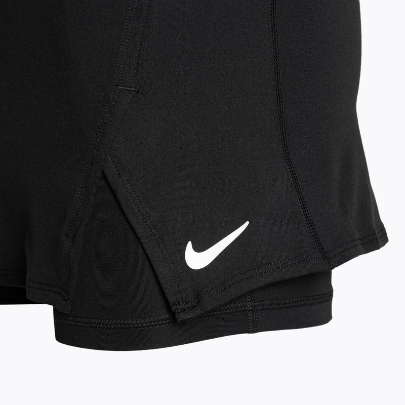 Тенісна спідниця Nike Court Dri-Fit Victory пряма чорна/біла 3