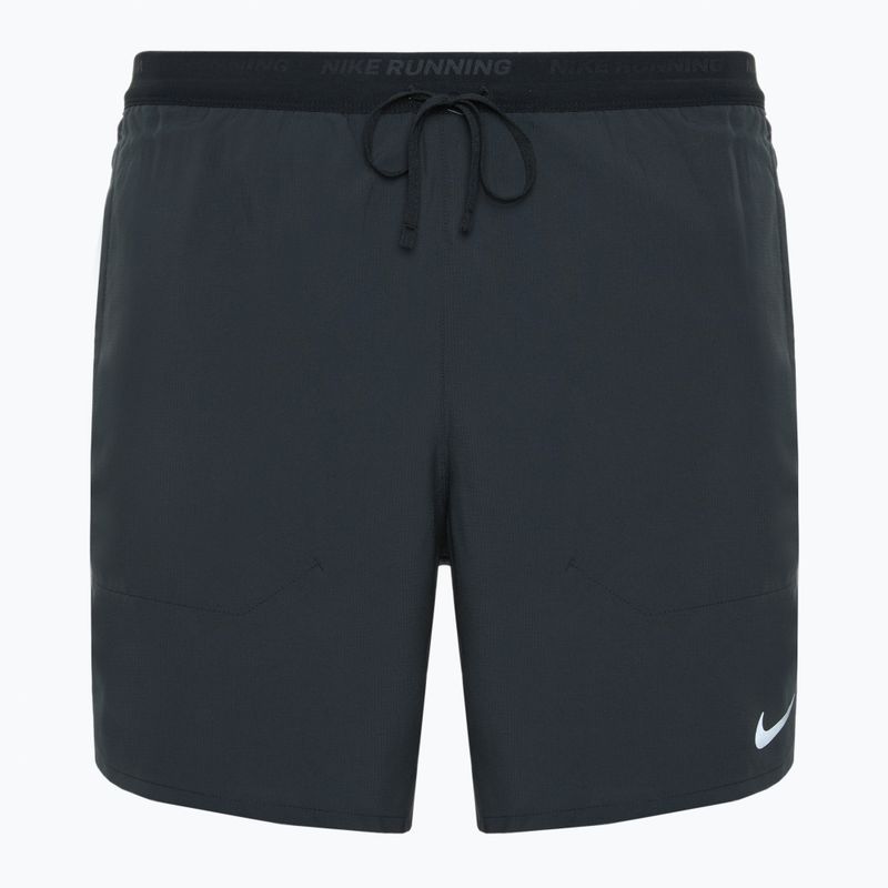 Шорти для бігу чоловічі Nike Dri-FIT Stride black / black / black / reflective silver