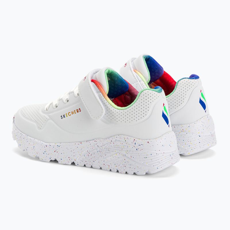 Дитячі черевики SKECHERS Uno Lite Rainbow Specks білі/мульти 3