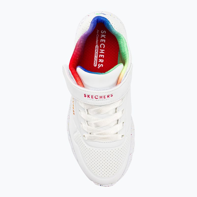 Дитячі черевики SKECHERS Uno Lite Rainbow Specks білі/мульти 6