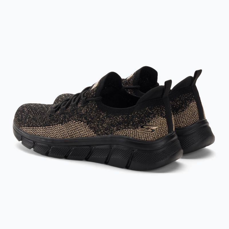 Кросівки жіночі SKECHERS Bobs B Flex Fall Sparks black/gold 3
