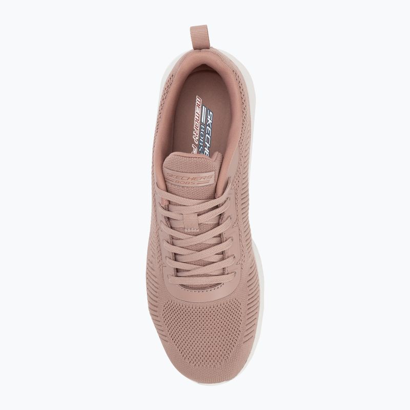 Кросівки жіночі SKECHERS Bobs Squad Chaos Face Off blush pink 5