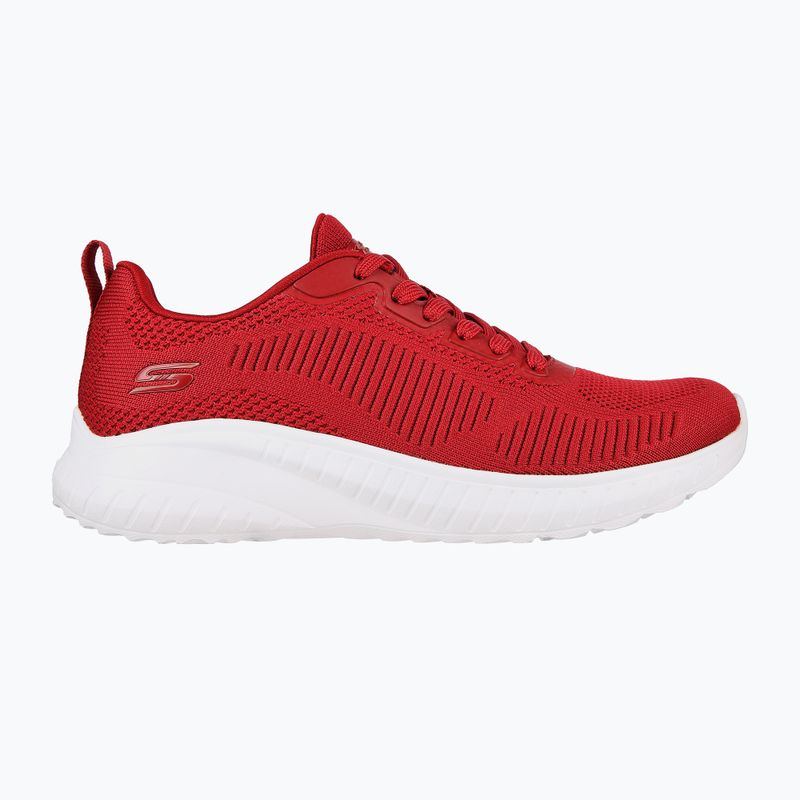 Кросівки жіночі SKECHERS Bobs Squad Chaos Face Off red 2