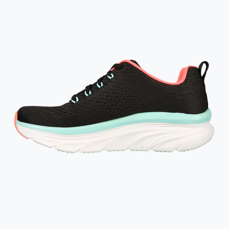 Жіночі кросівки SKECHERS D'Lux Walker Let It Glow чорні/м'ятні 9