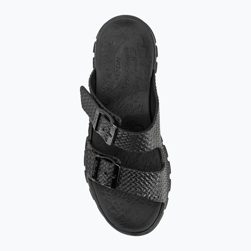 Шльопанці жіночі SKECHERS Arch Fit Footsteps Hi'Ness black 7