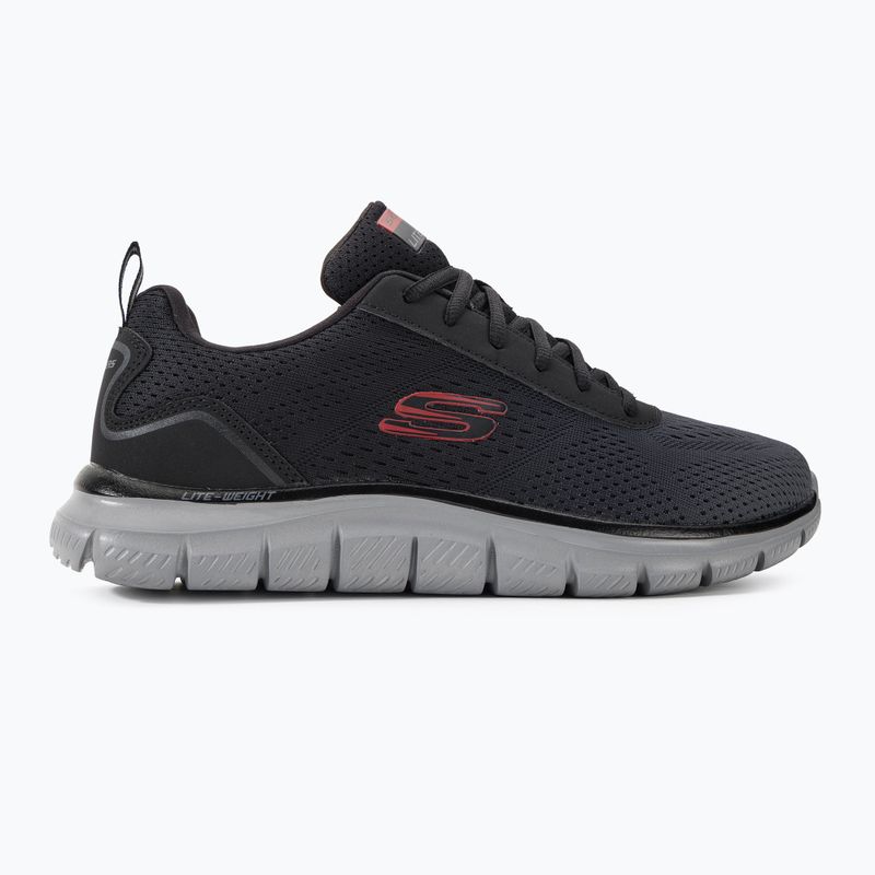 Кросівки тренувальні чоловічі SKECHERS Track Ripkent black/charcoal 2