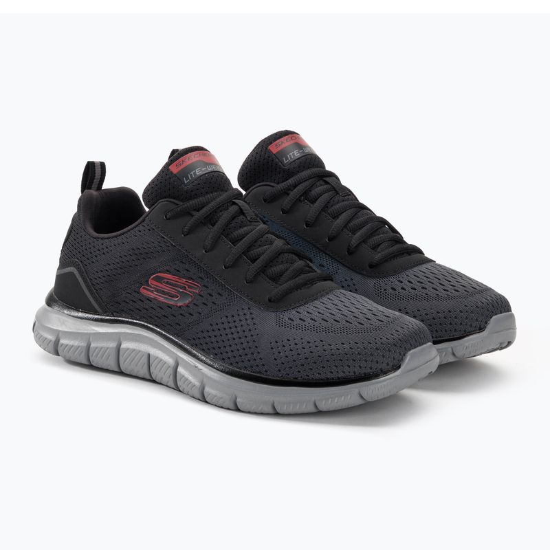 Кросівки тренувальні чоловічі SKECHERS Track Ripkent black/charcoal 5