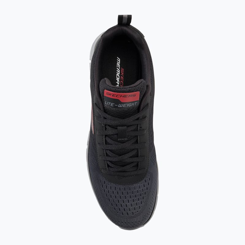 Кросівки тренувальні чоловічі SKECHERS Track Ripkent black/charcoal 7