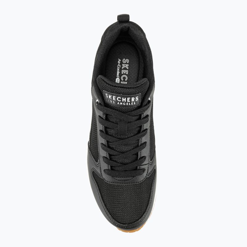 Черевики жіночі SKECHERS Uno Inside Matters black/white/mesh 7