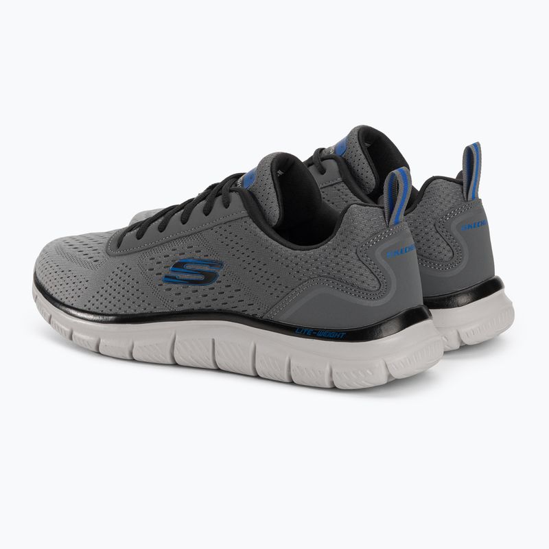 Кросівки тренувальні чоловічі SKECHERS Track Ripkent charcoal/gray 3