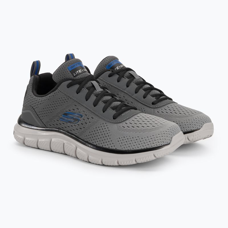 Кросівки тренувальні чоловічі SKECHERS Track Ripkent charcoal/gray 4