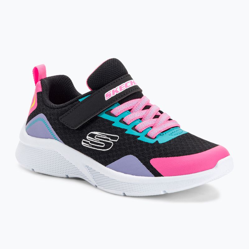 Кросівки тренувальні дитячі SKECHERS Microspec Bright Retros black/multi
