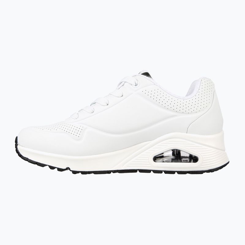 Кросівки жіночі SKECHERS JGoldcrown Uno Spread The Love white/black/gray 9