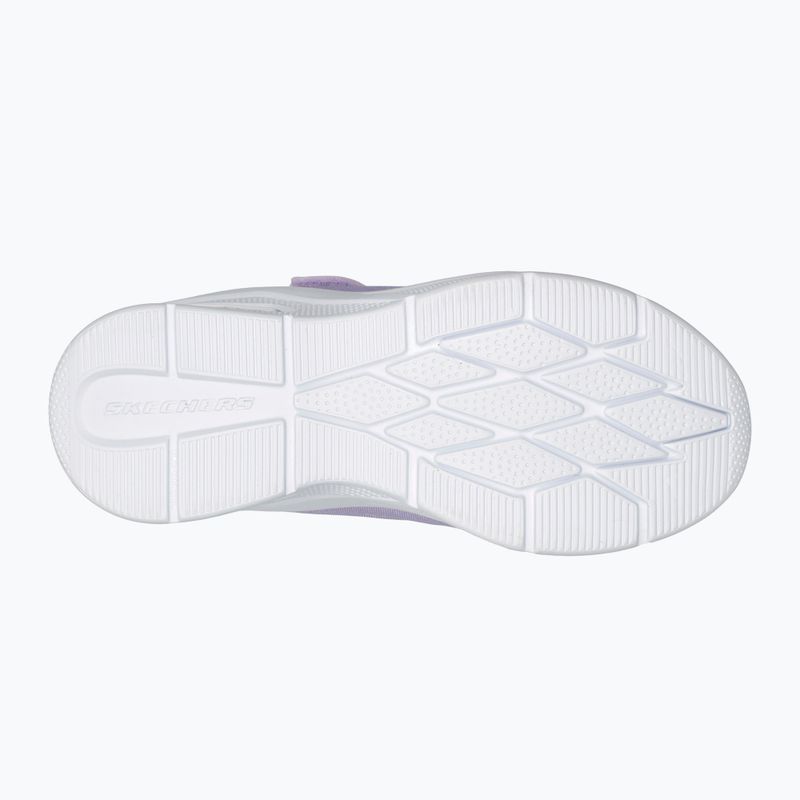 Кросівки тренувальні дитячі SKECHERS Microspec Max Airy Color lavender/multi 14