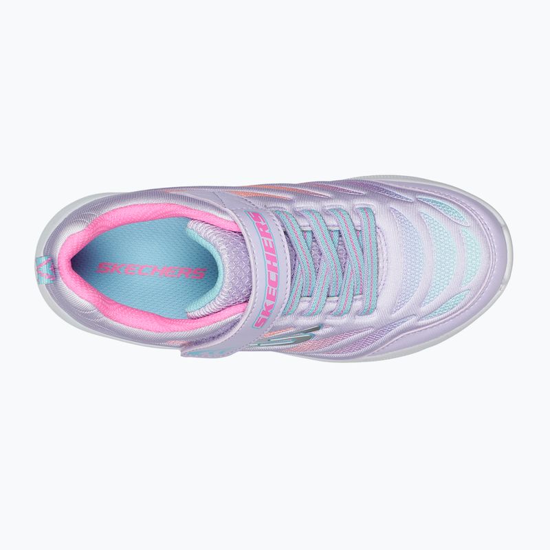 Кросівки тренувальні дитячі SKECHERS Microspec Max Airy Color lavender/multi 15