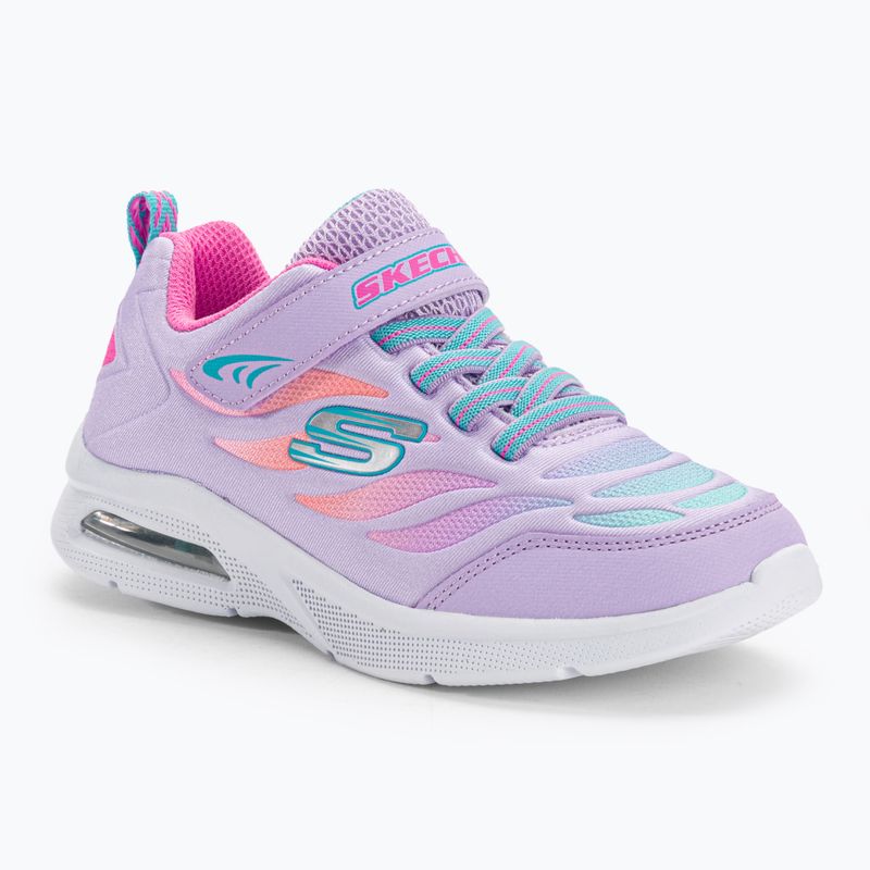 Кросівки тренувальні дитячі SKECHERS Microspec Max Airy Color lavender/multi