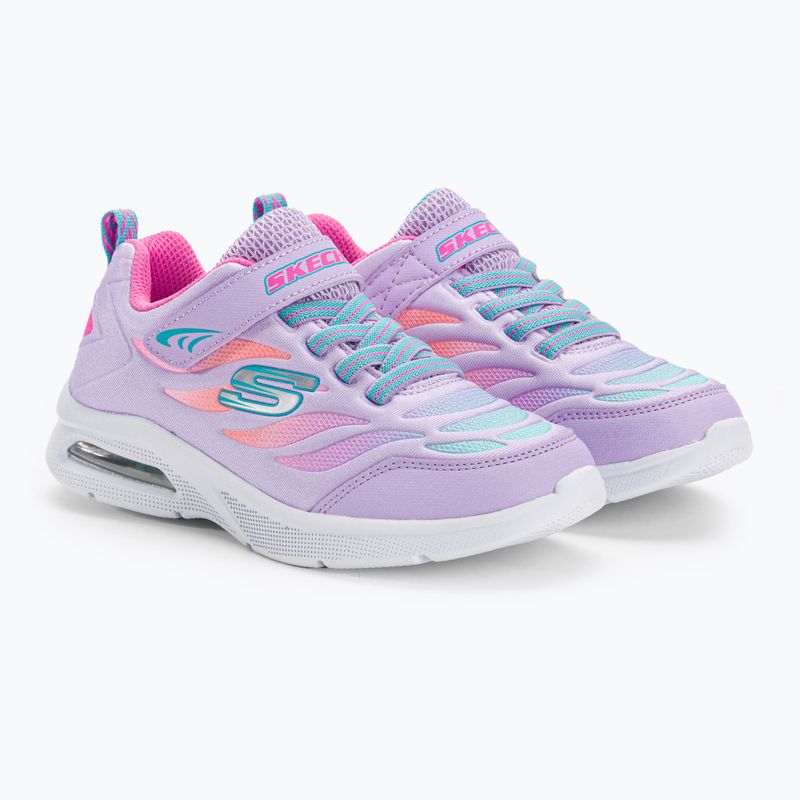Кросівки тренувальні дитячі SKECHERS Microspec Max Airy Color lavender/multi 4