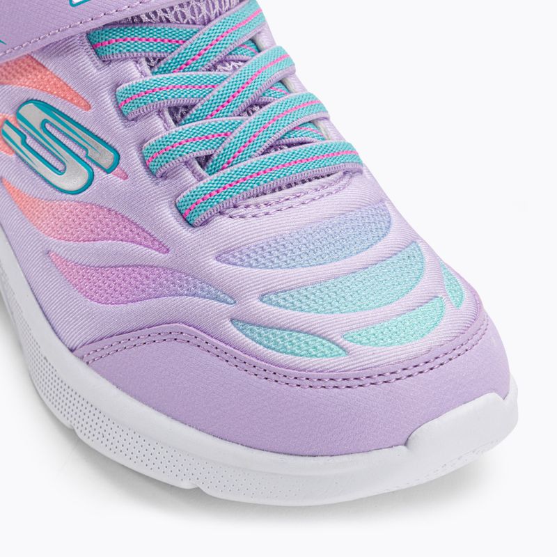 Кросівки тренувальні дитячі SKECHERS Microspec Max Airy Color lavender/multi 7