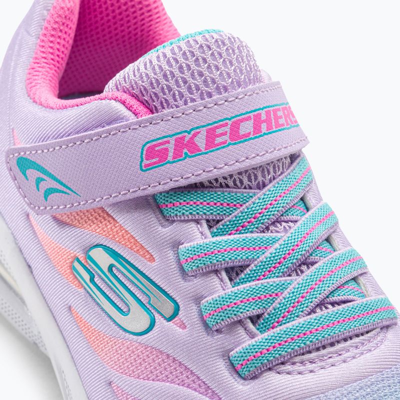 Кросівки тренувальні дитячі SKECHERS Microspec Max Airy Color lavender/multi 8