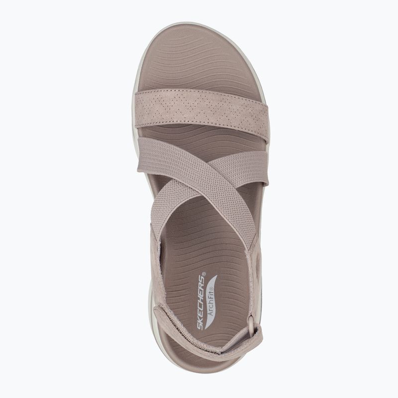 Жіночі босоніжки SKECHERS Go Walk Arch Fit Treasured taupe 11