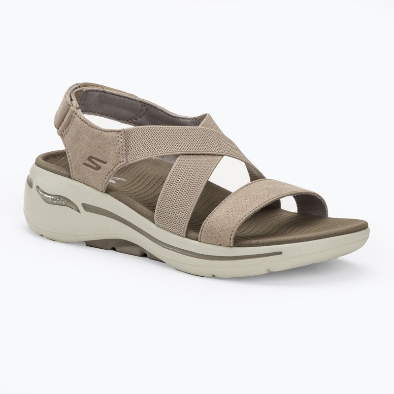 Жіночі босоніжки SKECHERS Go Walk Arch Fit Treasured taupe
